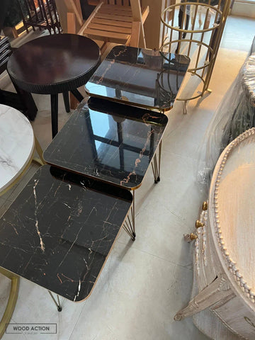 Square Black  table